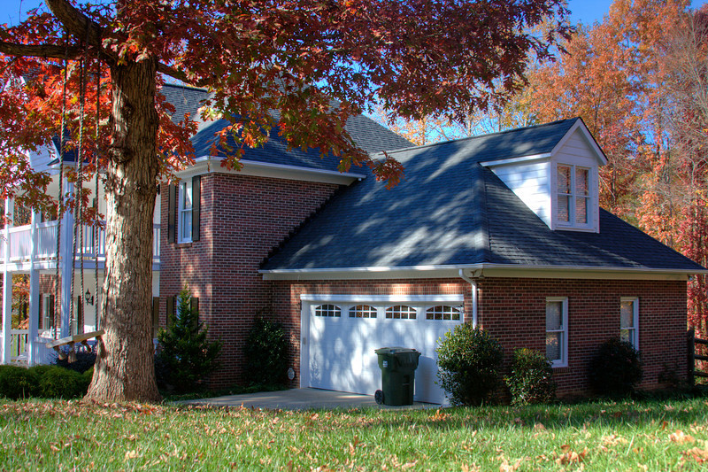 Completed asphalt shingle roof replacement in Gastonia NC by Precision Roofing LLC